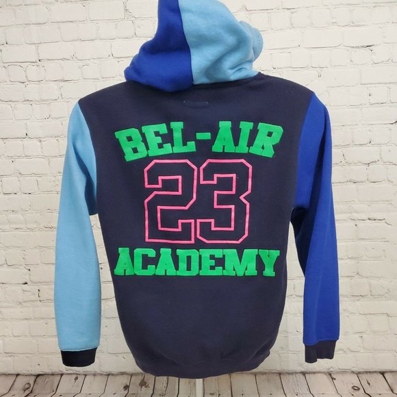 Vintage 90s Fresh Prince of Bel Air Sweatshirt TEEN LARGE Hoodie Hip Hop - Picture 2 of 3